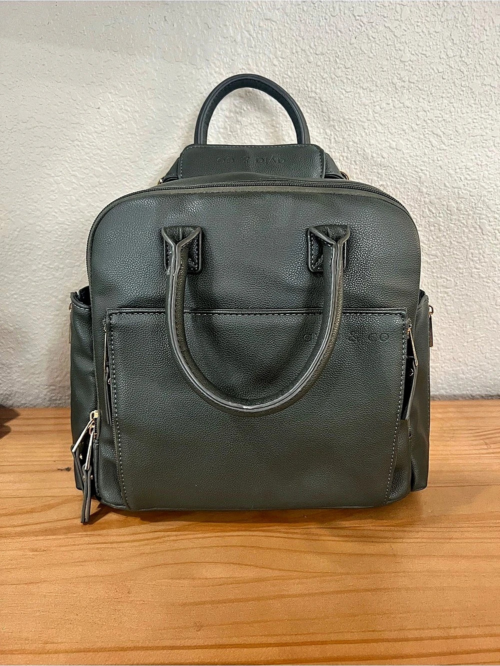 Ayla & Co The Ayla Bag Convertible Baby Backpack in Green